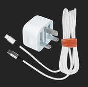 iPhone PD Charger and Cable USB C to USB C White Braided Nylon - ..::Quality USB Type C Cable & More ::.. MONKEYUSB®™