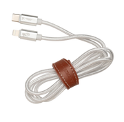 white usb c lightning cable